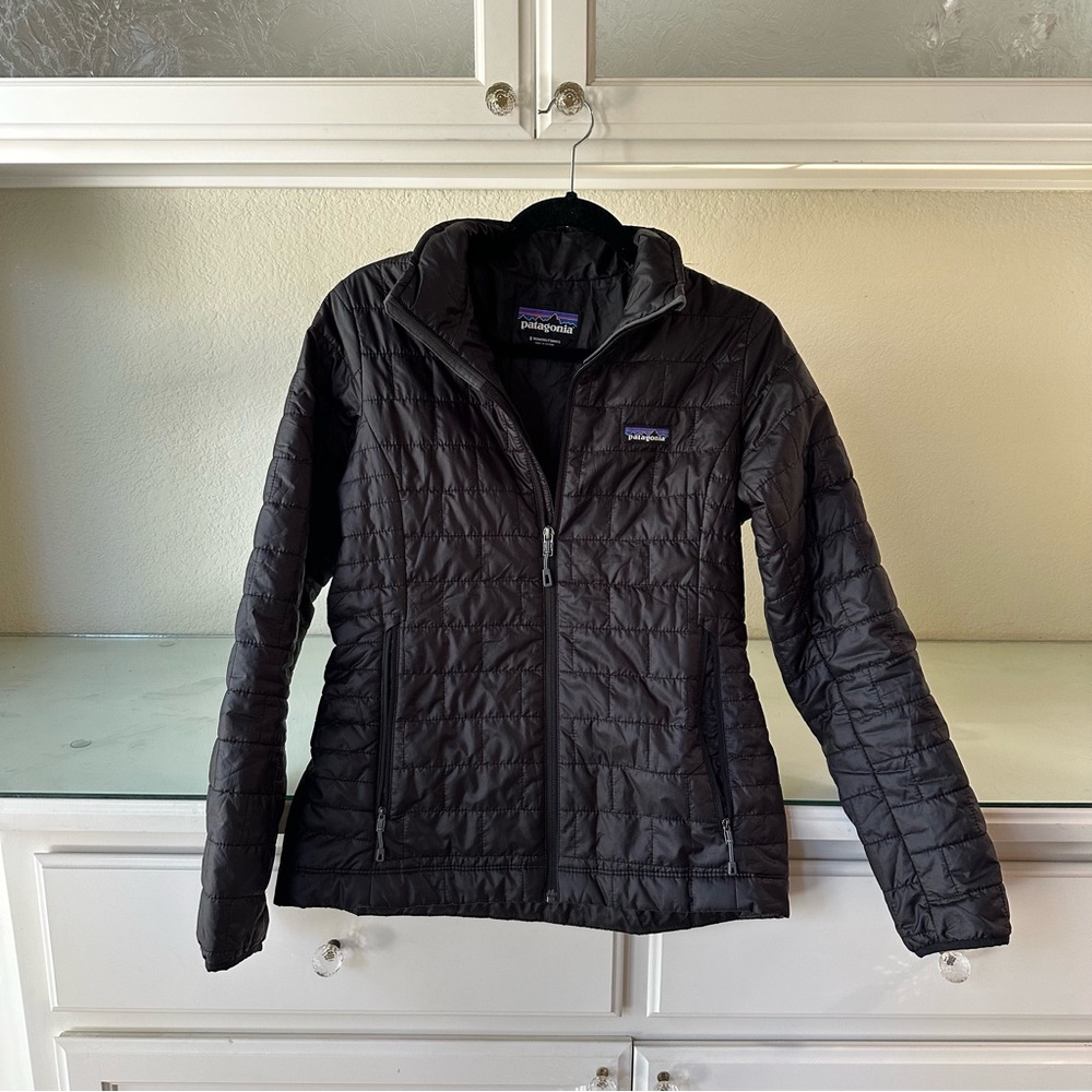 Patagonia Women's Nano Quilted Black Puffer Jacket